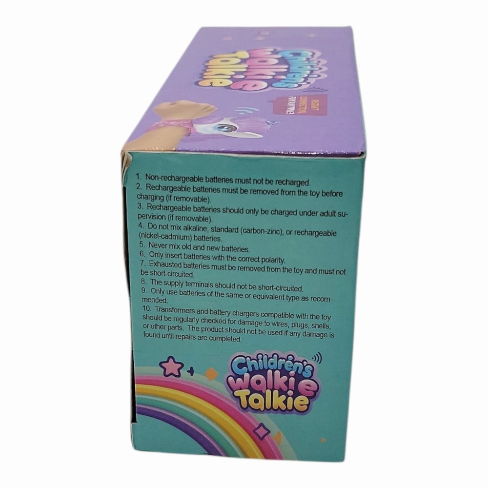 Kids Unicorn Walkie Talkies Set Children's 2-Way Radio Toy Instant Connection - Picture 4 of 5